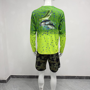 Camisa de Protección Solar Fluorescente para Hombre, de Secado Rápido, Transpirable, con Estampado Duradero, para Pesca en Alta Mar y Navegación - Product Image 5