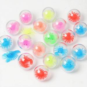 Gran oferta, juguete sensorial de araña elástica para Halloween, novedoso juguete TPR Sticky Squeesy Squeeze, máquina expendedora de cápsulas para niños - Product Image 1