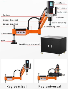 Machine à tarauder électrique à bras métallique, mandrin ISO DIN, pour taraudage automatique – Offre Spéciale - Product Image 6