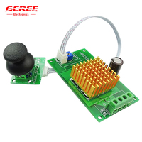 Circuit de contrôle de vitesse de moteur à courant continu DC12 ~ 30V 3A 12V50W 24V100W régulateur de puissance PWM avec potentiomètre de manette avant/arrière CCM4N