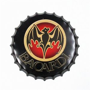 Peinture de bouchon de bouteille, vintage, nourriture, vin, bière, bar en métal, signe en étain avec plus de 100 modèles en stock - Product Image 2