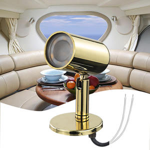 Lampe murale en laiton à LED moderne et contemporaine pour la lecture, pour utilisation en milieu marin et en camping-car, pour la chevet - Product Image 4