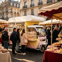 Remorque à café entièrement équipée pour les lieux à fort trafic : boostez vos ventes de café mobile