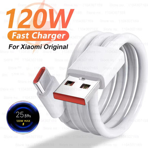 <span class=keywords><strong>Cable</strong></span> de carga rápida USB Turbo de fábrica de 120W para <span class=keywords><strong>Xiaomi</strong></span> Mi 15 14 13 12 11 6A 67W tipo C <span class=keywords><strong>Cable</strong></span> <span class=keywords><strong>Redmi</strong></span> <span class=keywords><strong>Note</strong></span> 10 9 8 <span class=keywords><strong>7</strong></span> Pro K70 Poco X6 - Product Image 2
