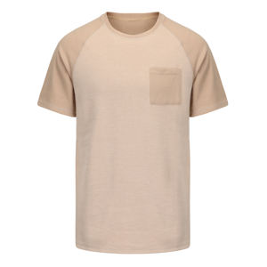 Top de dormir de algodón personalizado de verano para <span class=keywords><strong>hombre</strong></span>, ropa de dormir informal de manga corta, Top de <span class=keywords><strong>pijama</strong></span> de <span class=keywords><strong>hombre</strong></span> sólido - Product Image 1