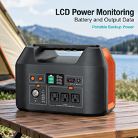 Station d'alimentation portable 1017Wh 1000W, alimentation 275000mAh AC DC USB-C avec écran LCD pour le camping, l'extérieur et la maison (backup)