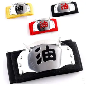 מוצרים חדשים חמים 4 עיצובים סדרה אנימה kakashi מגן ראש המצח ראש headsplay cosplay