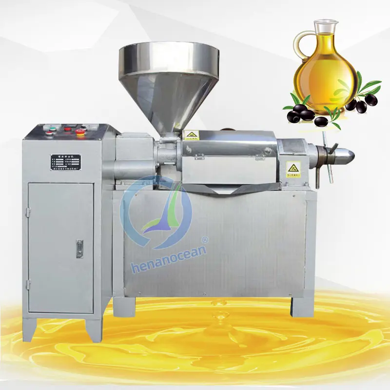 Máquina de prensado de aceite de Shea, Extractor de aceite de soja y girasol, 5kw