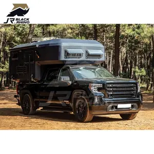 Pickup camper F150 abd için off-road fiberglas ışık kamyonet camper sıcak satış slayt