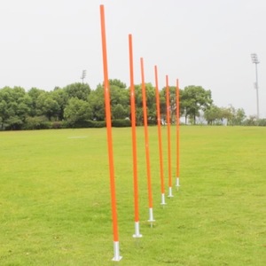Matériel d'entraînement de football, ensemble de poteaux de slalom pour l'agilité, poteaux d'entraînement d'agilité en plastique, bâtons d'entraînement - Product Image 5
