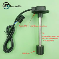 Instrument de mesure de niveau d'eau d'huile liquide de carburant diesel 1000mm unité automatique d'expéditeur de niveau pour les générateurs automobiles de véhicule marin