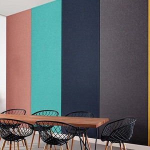 Panneau insonorisant et absorbant le son en feutre de fibre de polyester moderne, ignifuge et écologique, pour murs extérieurs, salons et hôpitaux - Product Image 4