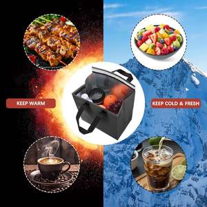 Bolsa de Reparto Aislada Ecológica al por Mayor para Mantener Alimentos Calientes o Fríos, Bolsa de Catering Aislada para Alimentos - Product Image 4