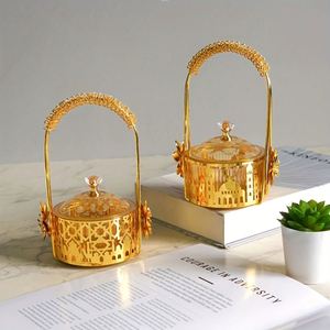 Cesta de Frutas Metálica de Lujo Retro, Elegante y Delicada, para Té de la Tarde, Mesa de Postres, Bandeja para Frutas y Pasteles - Product Image 2