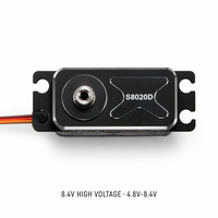 XQ-POWER S8020D 20KG Servo numérique sans noyau à couple élevé, étanche, engrenage en acier inoxydable 0.104s pour voiture RC, bateau 8.4V
