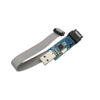 Programador AVR LC-01 51 ISP USBASP con Cable de Descarga, Compatible con ATMEGA8 y ATMEGA128
