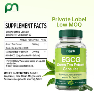 OEM Herbal Supplements Private Label Green Tea Extract Capsules 500mg OPC 95% Proanthocyanidins Antioxidant Supplement for Skin - Product Image 4