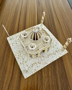 Plateformes d'approvisionnement directe usine : <span class=keywords><strong>Puzzle</strong></span> <span class=keywords><strong>3D</strong></span> éducatif DIY mini pour enfants, modèle <span class=keywords><strong>Taj</strong></span> <span class=keywords><strong>Mahal</strong></span> (monument emblématique d'Inde), produit phare - Product Image 5
