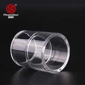 Transparent Plastic Acrylic Coupling 20-50mm Acrylic Pipe Fitting For Acrylic Aquarium and Lab Use