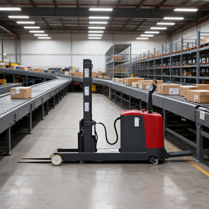 Pille çalışan reach truck ile sıcak satış dayanıklı 2 tonluk çift derin makaslı forklift. - Product Image 1