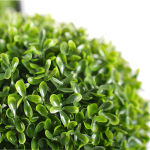Panel de seto artificial de boj, material PE, 90 cm, resistente al agua y a los rayos UV, tapete, cuadrados para macetas, rollo en espiral, <span class=keywords><strong>Buxus</strong></span> sintético - Product Image 3