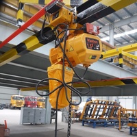 Palans à chaîne électriques Vanbon 1-2 tonnes 220V-380V neufs avec moteur et engrenage, petit palan à chariot motorisé