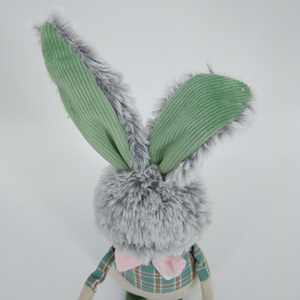 Tela hecha a mano conejo sentado decoración primavera <span class=keywords><strong>Pascua</strong></span> adornos decorativos <span class=keywords><strong>conejito</strong></span> tela hecha a mano artesanía - Product Image 5
