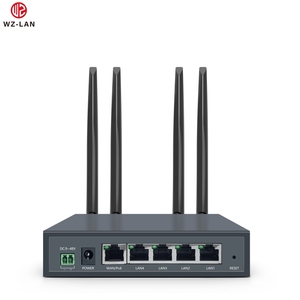 WZ-LAN hiệu suất cao WI-FI 4G không dây công nghiệp <span class=keywords><strong>Router</strong></span> AC1200Mbps RS232/485 cổng nối tiếp <span class=keywords><strong>4</strong></span> LAN 1 WAN/LAN mt7621at + mt7615d - Product Image 1
