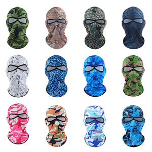 Passamontagna Balaclava a 2 Fori con Stampa Logo Personalizzata, Tinta Unita Grezzo per Sport, Ciclismo, <span class=keywords><strong>Moto</strong></span>, Sci, Stile Ninja e <span class=keywords><strong>Teschio</strong></span> - Product Image 5
