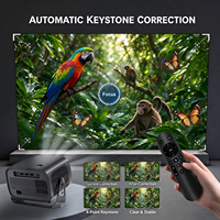 Proyektor Gimbal A10 Plus 20ANSI Lumens Native 720P Android13 2GB+16GB Wireless Screen Mirroring Home Beamer