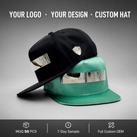 Topi Snapback 5 Panel Label Pribadi Kustom, Topi Baseball Personalisasi dengan Lapisan Satin, Unisex, Sporty, Hip Hop, Streetwear, Cocok untuk Empat Musim