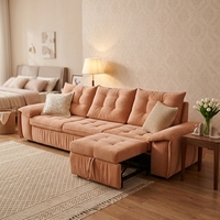 Klappbares Schlafsofa Push-Pull für Kleine Familien Multifunktionales 1,5M Modernes Schlafsofa