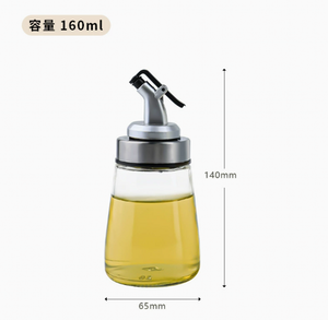 Dispensador de Aceite de Vidrio Vacío de 160ml, 300ml, 500ml, Contenedor de Control de Aceite para Cocina, Dispensador de Vinagre, Aceite de Oliva para Cocinar - Product Image 2