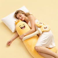 Peluche Squishy en forme d'aubergine et de banane, coussin corporel anti-stress, certifiée CE CPC, en stock, OEM ODM