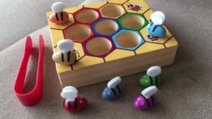 En 2020 amazon vende de madera lindo abeja recogiendo juguetes para atrapar y la práctica de alta calidad de juguetes de madera - Product Image 1