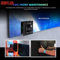 Écran LED d'intérieur pour mur vidéo publicitaire à pas de pixel fixe, ultra-fin, 8K 4K P1.25 P1.8 P2 P2.5