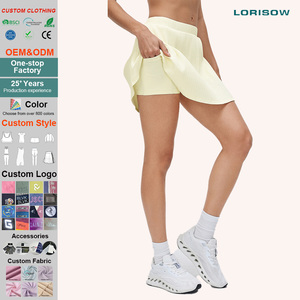 Nouvelle arrivée : jupe de tennis légère et respirante pour femmes, taille haute, avec short intégré, vêtements de golf, séchage rapide, tenue de pickleball - Product Image 1