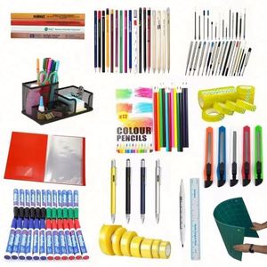 Pack de fournitures scolaires pour la rentrée des classes, ensemble de papeterie pour enfants et étudiants, essentiels scolaires faits à la main en toile - Product Image 4