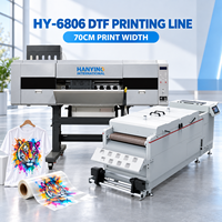 1. Printer Transfer DTF Industri 700mm dengan 6 Head Epson I3200-A1 untuk Produksi Pakaian Kustom HY-6806