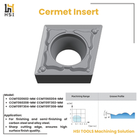 CCMT060202-MM CCMT060204-MM CCMT060208-MM Plaquette de tournage en céramique métallique, alliage céramique-métal, pour semi-finissage et finition de surface élevée de l'acier