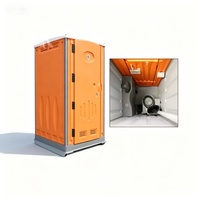 Toilette portable individuelle en PEHD avec porte verrouillable