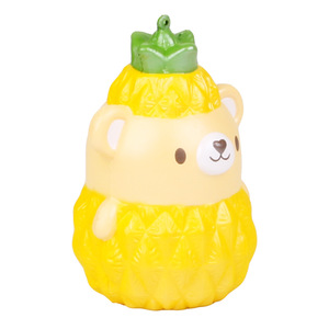 Pineapple Bear PU <b>Squishy</b> Toy 2-4 Years Unisex Fidget Toy - Product Image 4