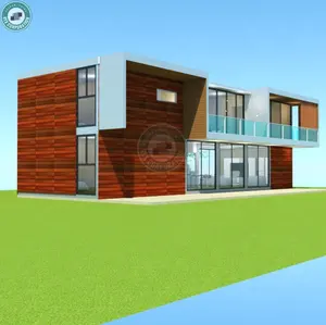 228sqm Luxury Container Modular Mansion 4 Bedroom Residential Development Creative Designer House in Spain