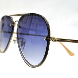 Lunettes de soleil tendance à la mode, lunettes de soleil pour hommes R3854 avec verres bleus - Product Image 6