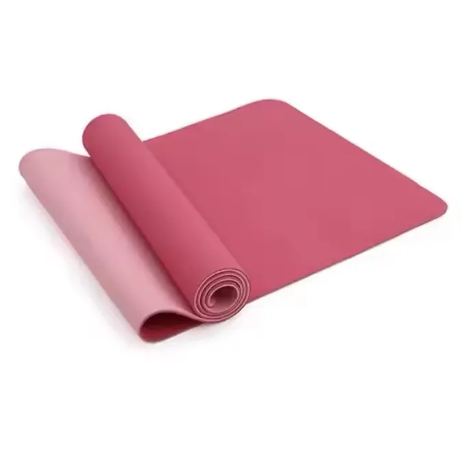 Stoßdämpfende schallabsorbierende rutschfeste Yoga-Matte für Fitnessstudio und Familien PVC-Yoga-Matte