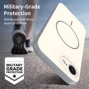 Funda <span class=keywords><strong>de</strong></span> Alta Calidad para iPhone 17e, Suave al Tacto, con Orificios Precisos, Blanca, Compatible con Carga Inalámbrica, Antigolpes - Product Image 4