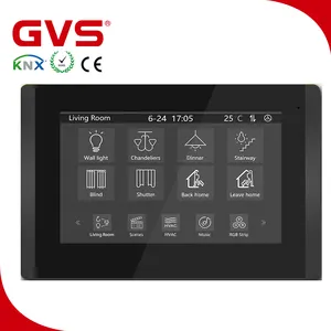 KNX-sistema de automatización inteligente para el hogar Panel de pantalla táctil, Plus, 3,5 '', 5'', 10,1 '', Control de cortina de iluminación, GVS, casa inteligente