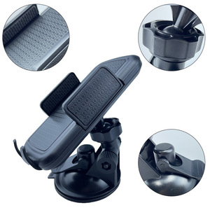 Soporte Multifuncional para Teléfono con Base de Succión para Asiento Delantero, Diseño de Plástico - Product Image 4