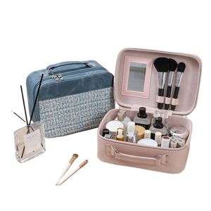 Trousse de Voyage Portable Élégante pour Maquillage – Sac Cosmétique de Soin de la Peau pour Femmes, Idéal pour les Influenceuses - Product Image 1
