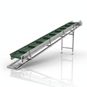 ناقل حزامي عالي الجودة لرفع وتسلق المنحدرات مع جوانب PVC للبضائع السائبة أو المعبأة - Product Image 2